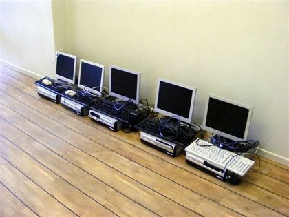Desktop Datorer, 5st samt TFT skärmar.