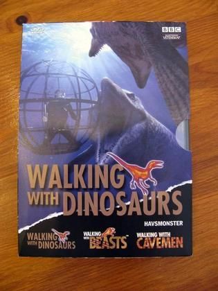 1000st DVD-filmer av Walking with dinosaurs.