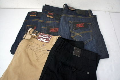 5st par jeans/byxor, storlek W36-W38