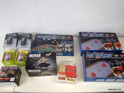 Spel av olika slag mm