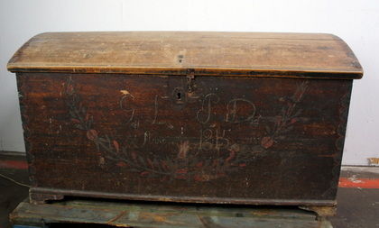 Brudkista, 1800-tal