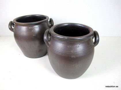 2st större Höganäskrus 12L & 15L