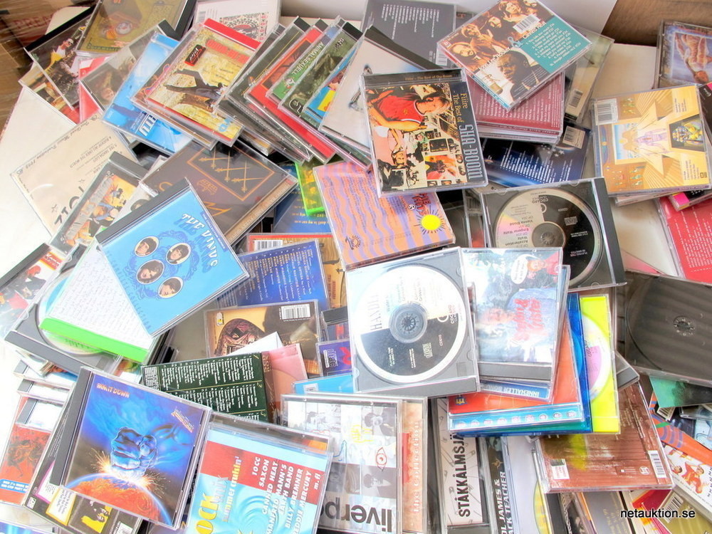 Netauktion - ca 150st cd-skivor, blandad musik