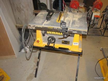 DeWalt byggsåg med stativ