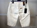 Kortbyxor, Imitz jeans, vit, olika storlekar