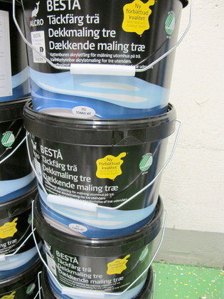 40 liter täckfärg trä, Bestå, Alcro (tonad vit)