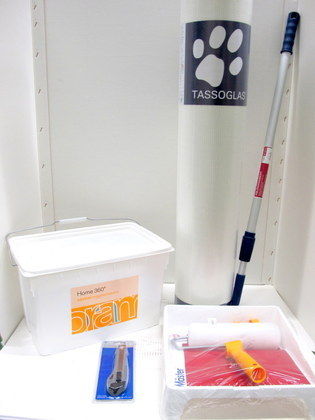 50m glasfiberväv och 15 liter vävlim, Colorama (1)