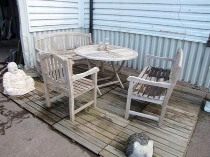 Trädgårdsmöbel Vindö Classic, 4 delar