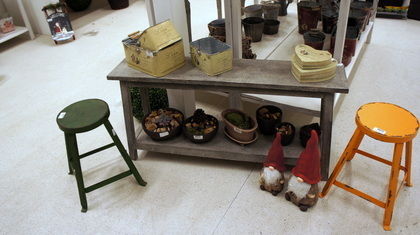 Shabby Chic, bänk mm