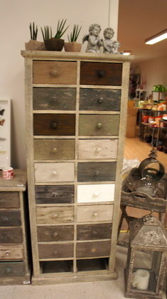 Shabby chic, hög byrå mm