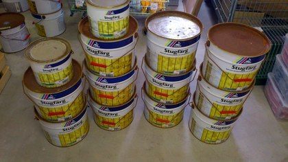 Alcro stugfärg, höströd