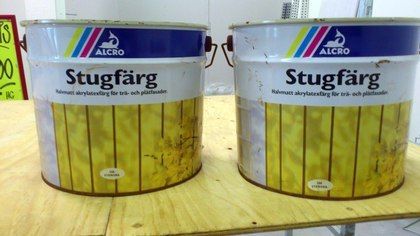 Alcro stugfärg, stengrå