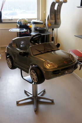 Frisörstol för barn
