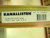 Kanallister, blindlister (Ek, vit)
