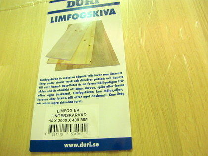 Limfogskivor, ek, Duri
