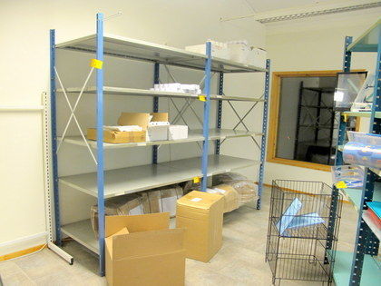 7st sektioner lagerhyllor (Djup:80cm)