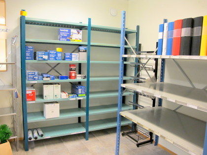 10st sektioner lagerhylla, hyllsystem Stemo