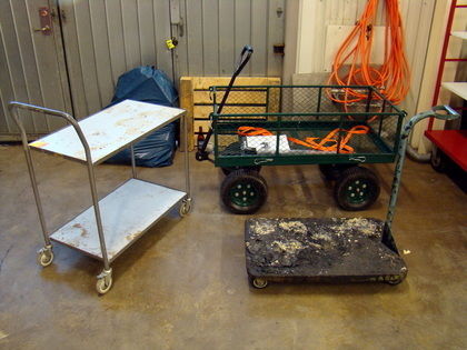 Transportvagn, materialvagnar