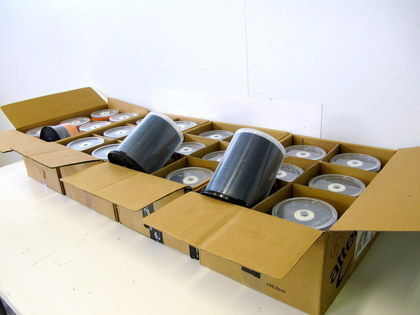 Cd-skivor, brännbara
