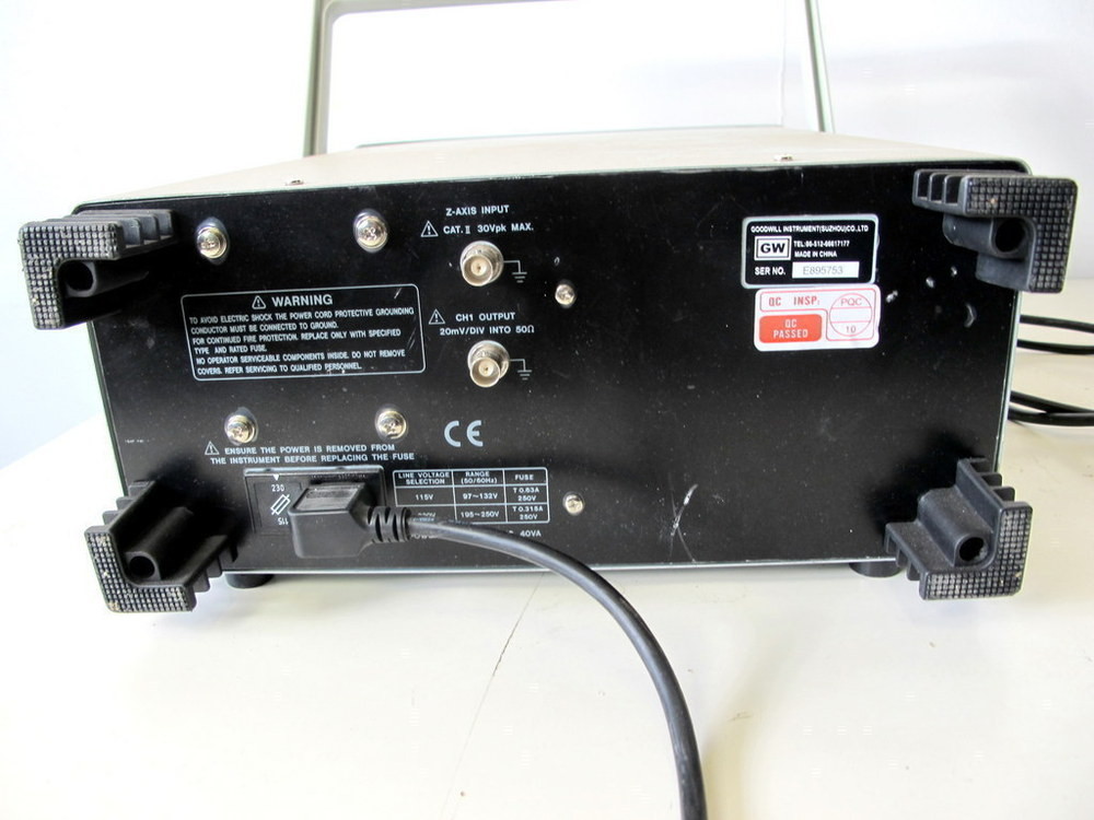 Netauktion - Oscillioscop, GW Instek, GOS-620