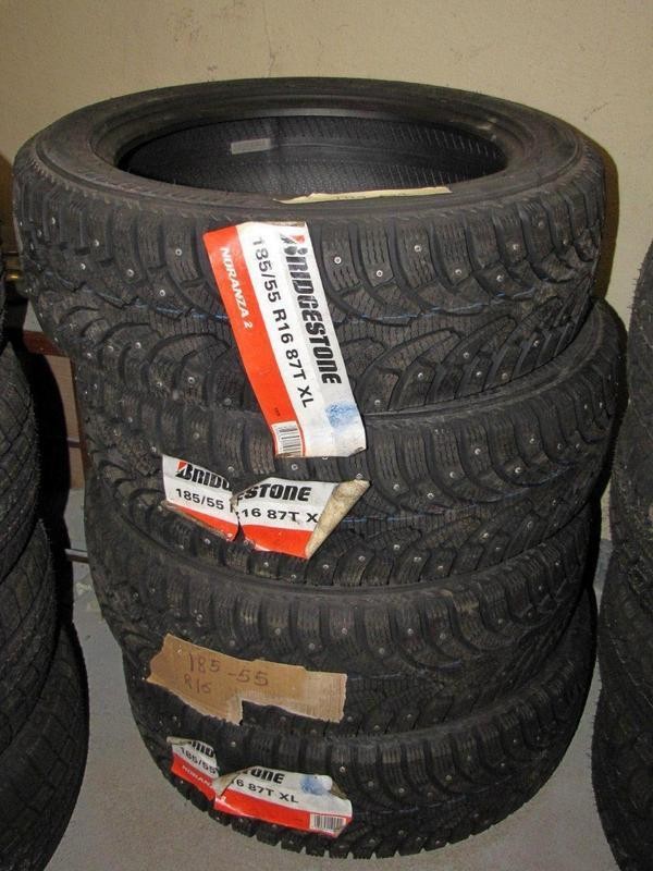 Netauktion - 4st däck Bridgestone, 185/55 R16