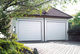 1 st. Garageport med motor - 2500 x 2140 - Liggande Panel