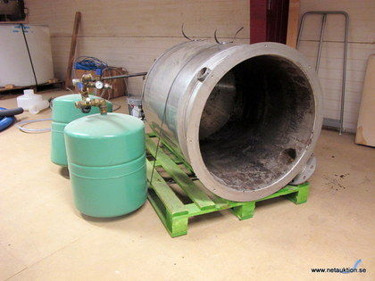 Rostfri tank