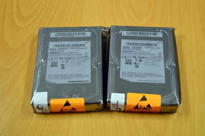 2 st Samsung hårddisk 1 TB