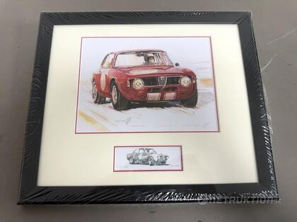 Alfa Romeo GTA, Uli Ehret Litografi Alfa Romeo GTA, Uli Ehret Litografi