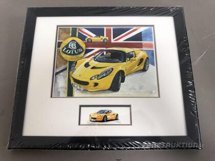 Lotus Elise, Uli Ehret Litografi Lotus Elise, Uli Ehret Litografi