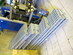 8st galvaniserade trappsteg, (70/80/100/120cm)