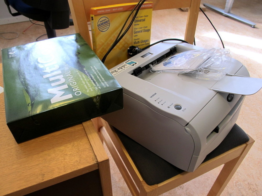Netauktion Laserskrivare, Brother, HL2035