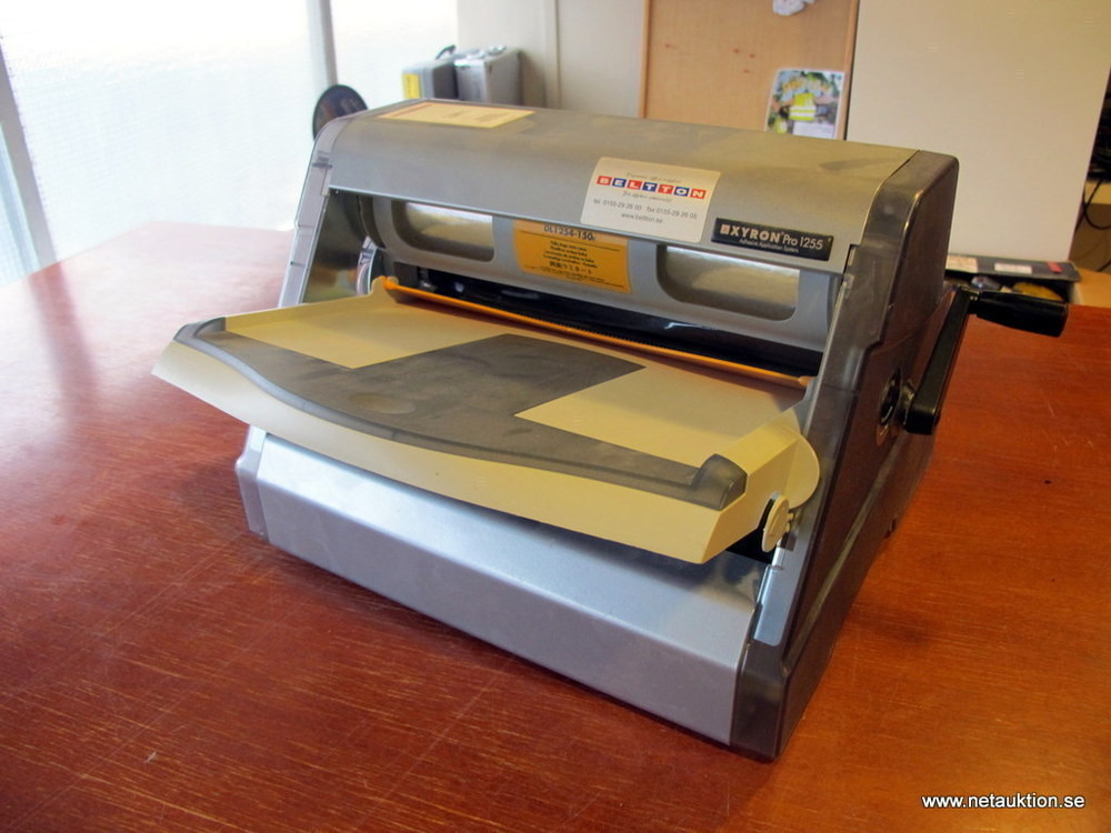 Netauktion Kallaminator, Xyron Pro 1255