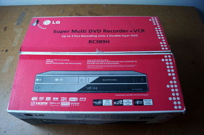 LG inspelningsbar DVD & VHS spelare