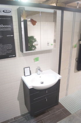 Badrumsinredning, Aspen svart ek