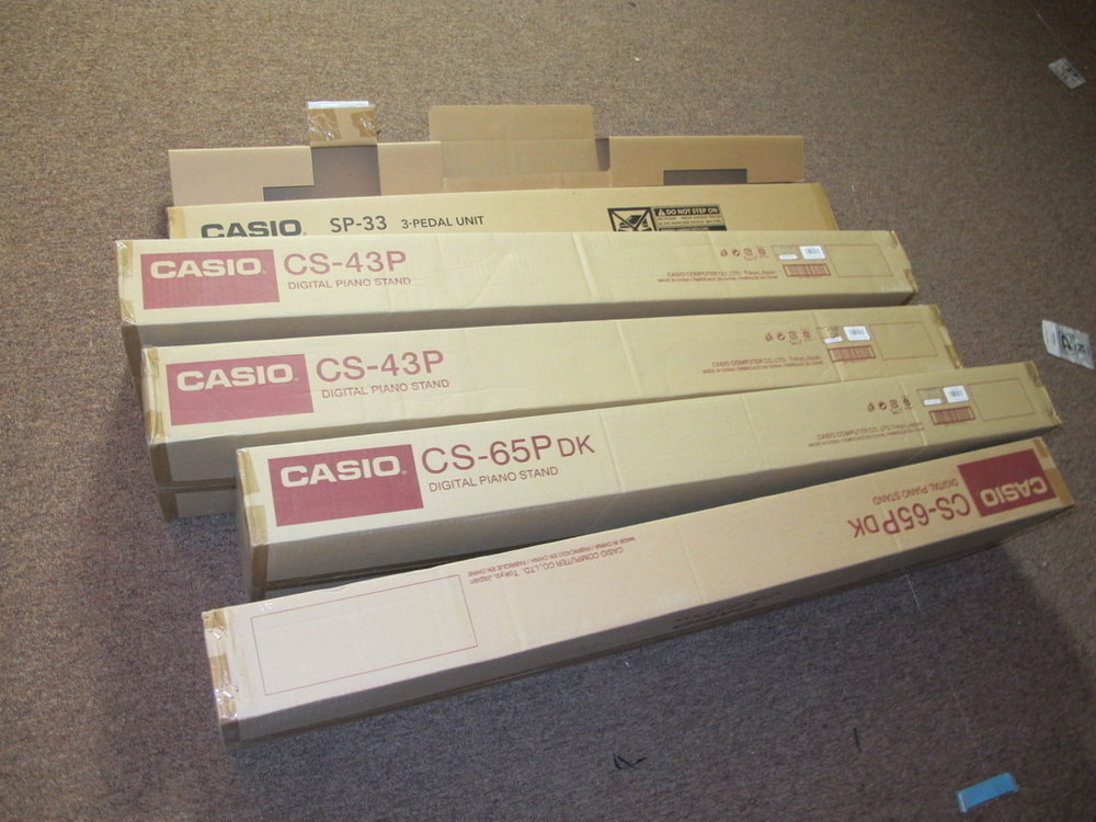 Netauktion 4st stativ för Casio, CS43P/CS65P