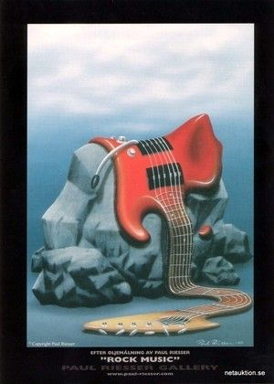 Paul Riesser prints, Rock music
