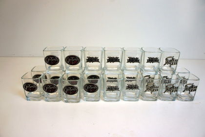 25st shotglas  - Orbituary, The Black Dahlia Murder, Death - Novelli Creations. Officiell Merchandise