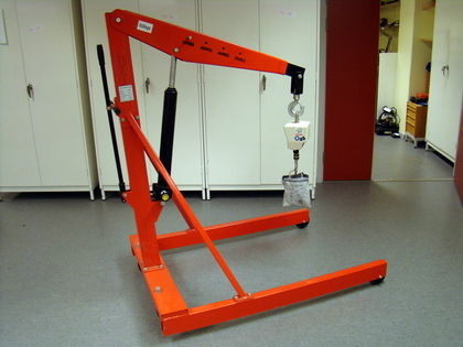 Motorlyft/maskinlyft med våg, max: 500/600kg