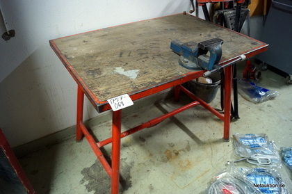 Ridgid arbetsbord med skruvstycke