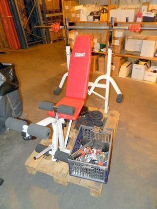 Träningsutrustning bl.a Skip-Sport