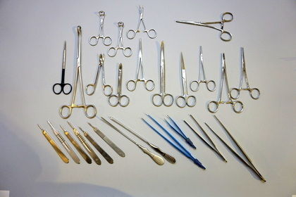Kirurgiska instrument mm, ca 26 delar (7)