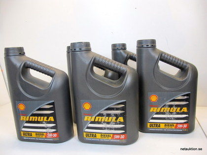 20 liter motorolja, Ultra Diesel 5W-30, Shell