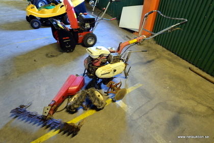 Honda jordfräs inkl tillbehör, F400
