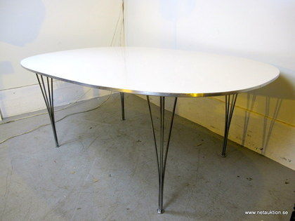 Matbord, "Superellips", Fritz Hansen