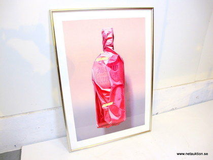 Färglitografi, "Absolut vodka", Yrjö Edelmann 