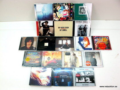 18st cd-skivor; Ulf Lundell m.fl