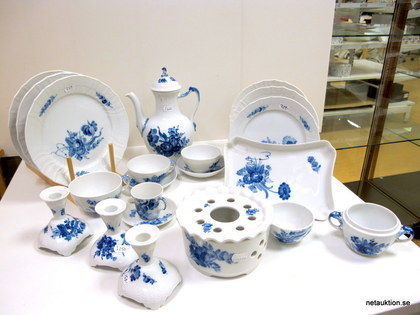 Porslin, Blå Blomst, Royal Copenhagen