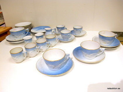 35st delar porslin B&G/Royal Copenhagen