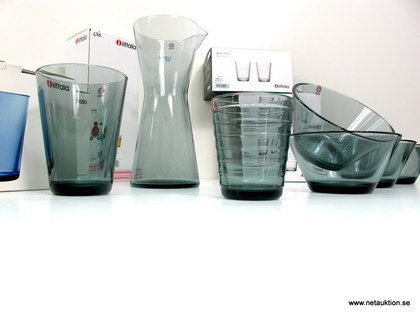 Glas & skålar, Iittala (grå)